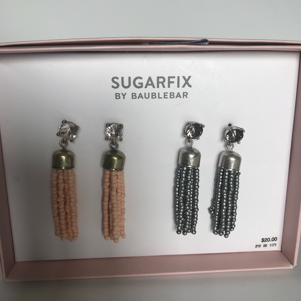 Sugarfix by Baublebar Bead Tassel Earrings